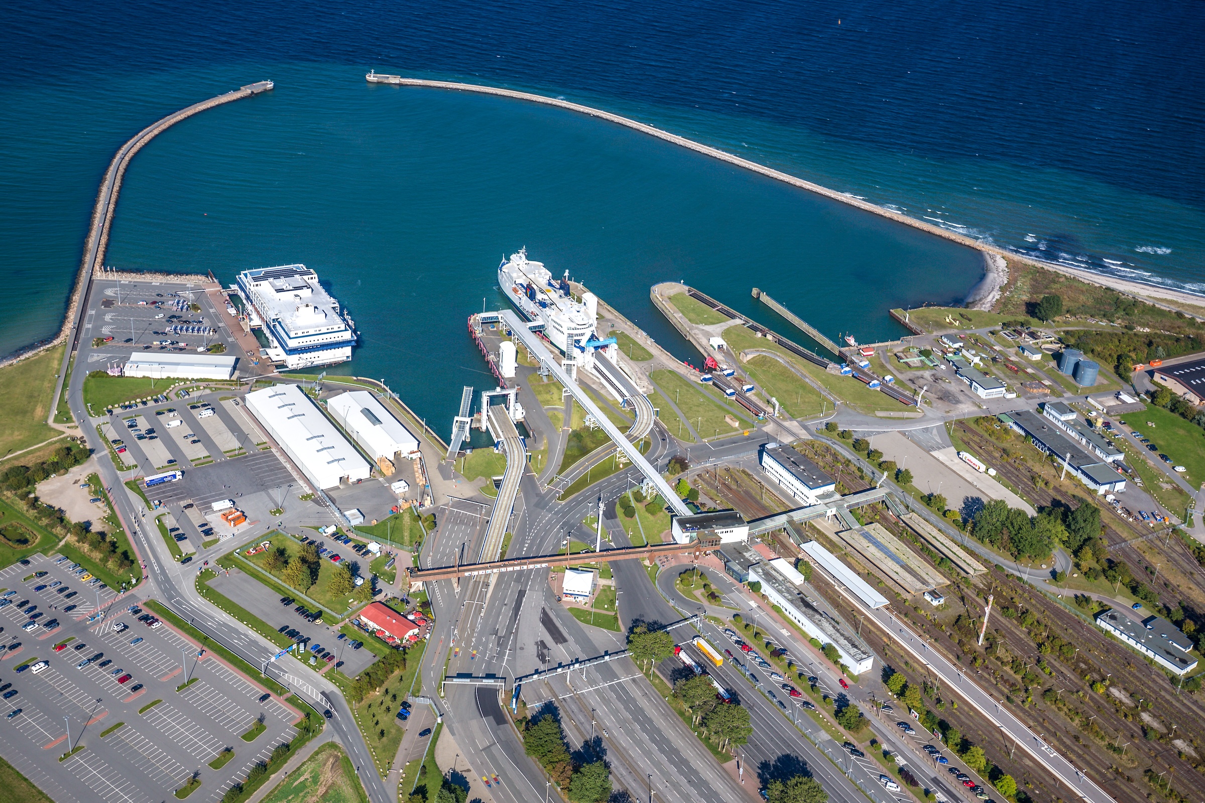 Scandlines Hybridfähre auf dem Fehmarnbelt