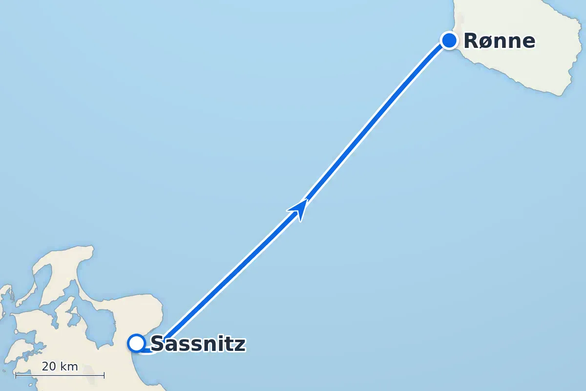 Sassnitz - Rønne